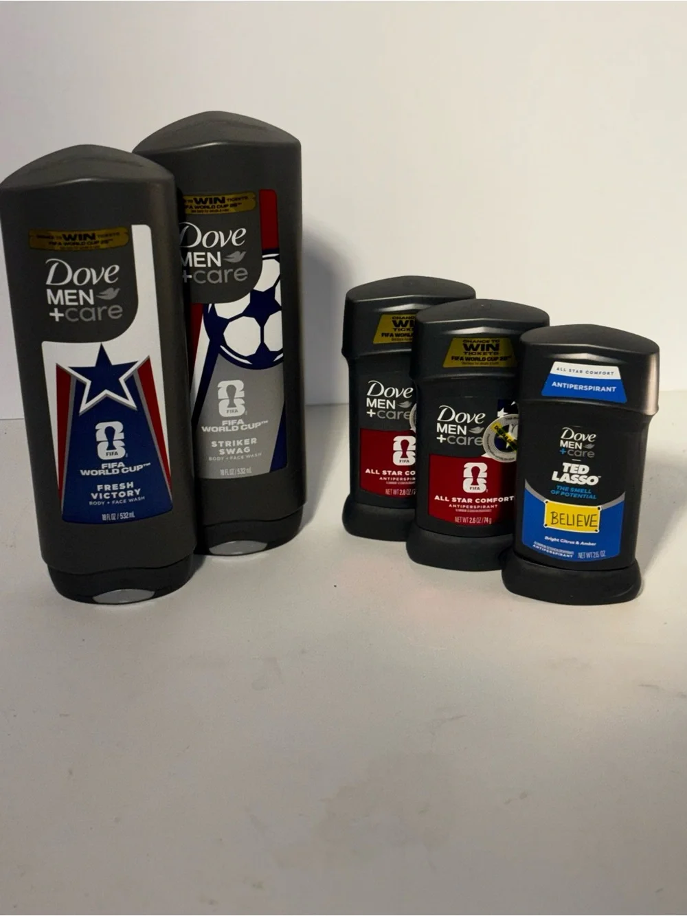 Dove Men’s Plus Care Deo Bodywash Assorted Bundle-New